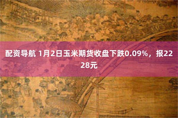 配资导航 1月2日玉米期货收盘下跌0.09%，报2228元