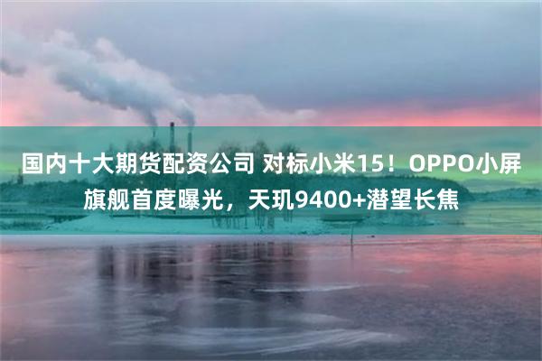 国内十大期货配资公司 对标小米15！OPPO小屏旗舰首度曝光，天玑9400+潜望长焦