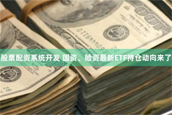 股票配资系统开发 国资、险资最新ETF持仓动向来了