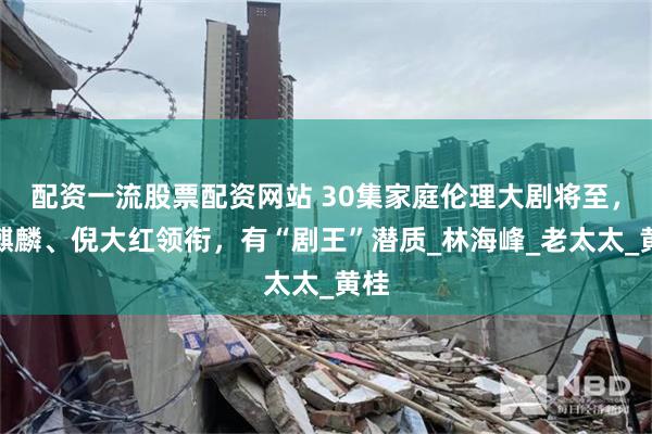 配资一流股票配资网站 30集家庭伦理大剧将至，郭麒麟、倪大红领衔，有“剧王”潜质_林海峰_老太太_黄桂