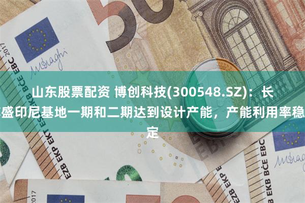 山东股票配资 博创科技(300548.SZ)：长芯盛印尼基地一期和二期达到设计产能，产能利用率稳定