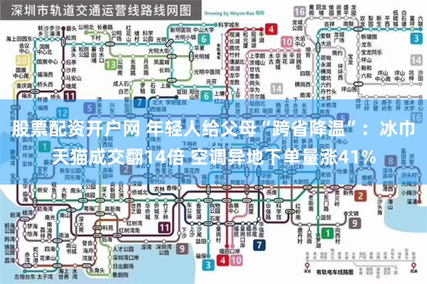 股票配资开户网 年轻人给父母“跨省降温”：冰巾天猫成交翻14倍 空调异地下单量涨41%