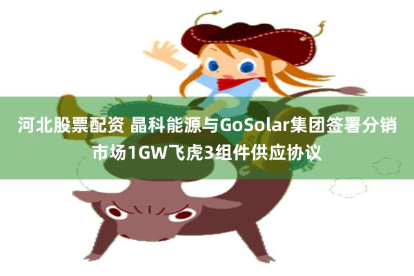 河北股票配资 晶科能源与GoSolar集团签署分销市场1GW飞虎3组件供应协议